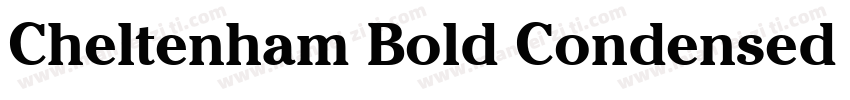 Cheltenham Bold Condensed Italic BT字体转换